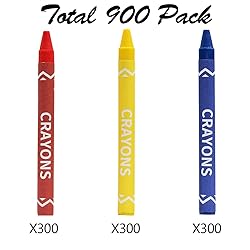 Madisi Crayons Bulk Pack, Regular Size, 3