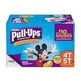 Learning Designs Pull-Ups for Boys - The Most Absorbant Huggies Training Pant (Size 4T-5T: 102ct, 38-50lbs)