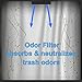 iTouchless 13 Gallon Stainless Steel Automatic Trash Can with Odor Control System, Big Lid Opening Sensor Touchless Kitchen Trash Bin