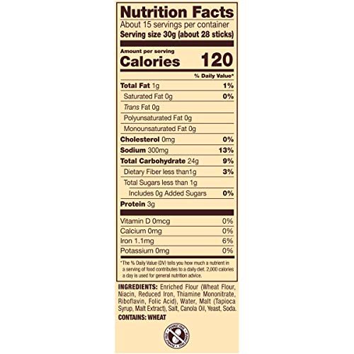 SNYDER’S OF HANOVER STICKS PRETZELS, 16 OZ
