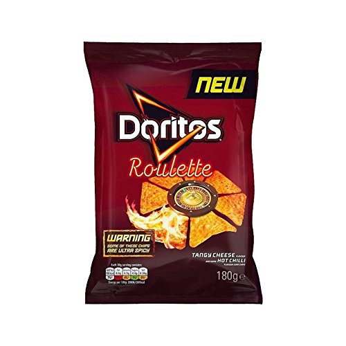 Doritos Roulette Hot Tortilla Chips 180g Pack of 6