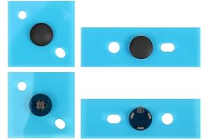 KBRPARTS 4PC Rubber Feet Replacement for Microsoft Surface Laptop 3 4 5, Replacement Anti Slip Surface Laptop 5 4 3 Rubber Feet, Black