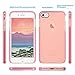 iPhone 8 Case, iPhone 7 Case, ULAK Clear Slim Fit Shock Absorption Flexible TPU Bumper + Scratch Resistant Protective Cases Cover for Apple iPhone 8 / 7 4.7 Inch, Pink
