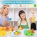 Popsicle Molds Set, 14 Cavities Baby Food Freezer Trays Reusable Ice Cream Mold BPA-free Silicone Egg Bites Molds for Instant Pot Accessories with Lid, Ice Pop Makers with 7pc Plastic Sticks (Pack 2)