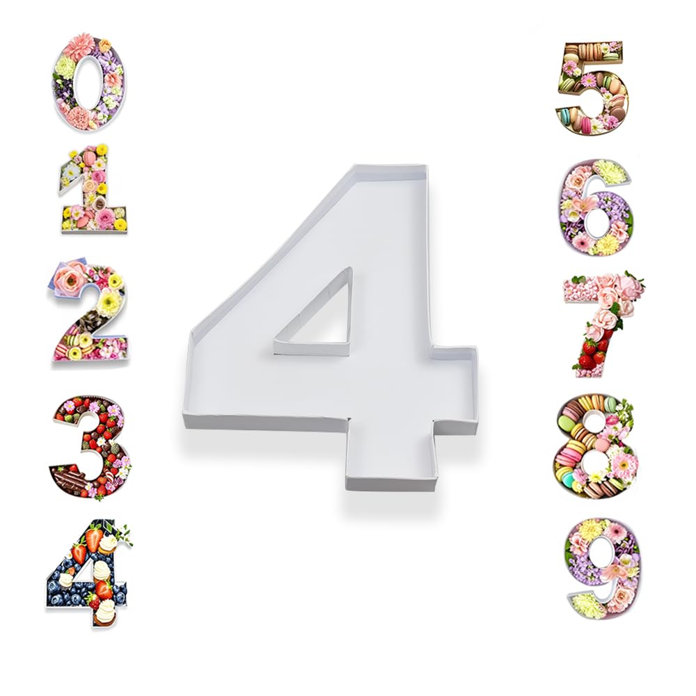 Photo 1 of 10”Cardboard Number Mache Chocolate Covered Strawberries Fillable Sweets Candy Container Box (White, 4)