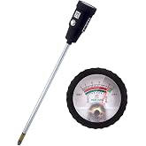 295mm Long Soil Moisture Sensor Meter Long Probe, Soil PH Meter, Soil PH Tester Gardening Tool Kits for Plant, Tree, Soil Tester for Moisture Great for Garden, Lawn, Farm, Indoor &amp; Outdoor Use