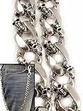 Graveyard Skulls Tough Link Jean and Wallet Chain