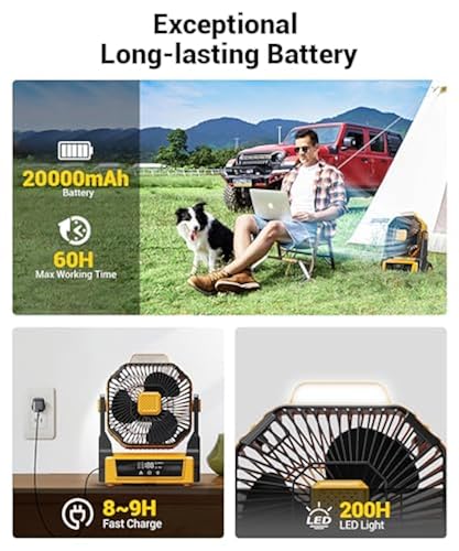 fan for beach tent