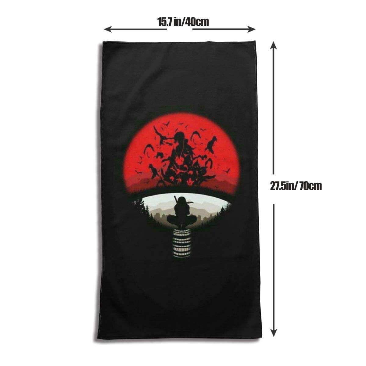 Baño Tyueu Toallas de Mano Itachi Uchiha Soft Super Absorbent Quick Dry