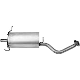 Walker Quiet-Flow SS 54744 Direct Fit Exhaust Muffler Assembly 2" Inlet (OD) 2" Outlet (OD) for Nissan Sentra