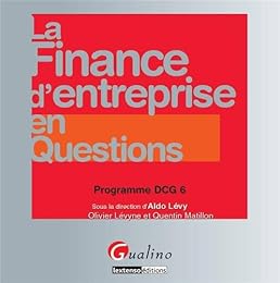 La  finance d'entreprise en questions