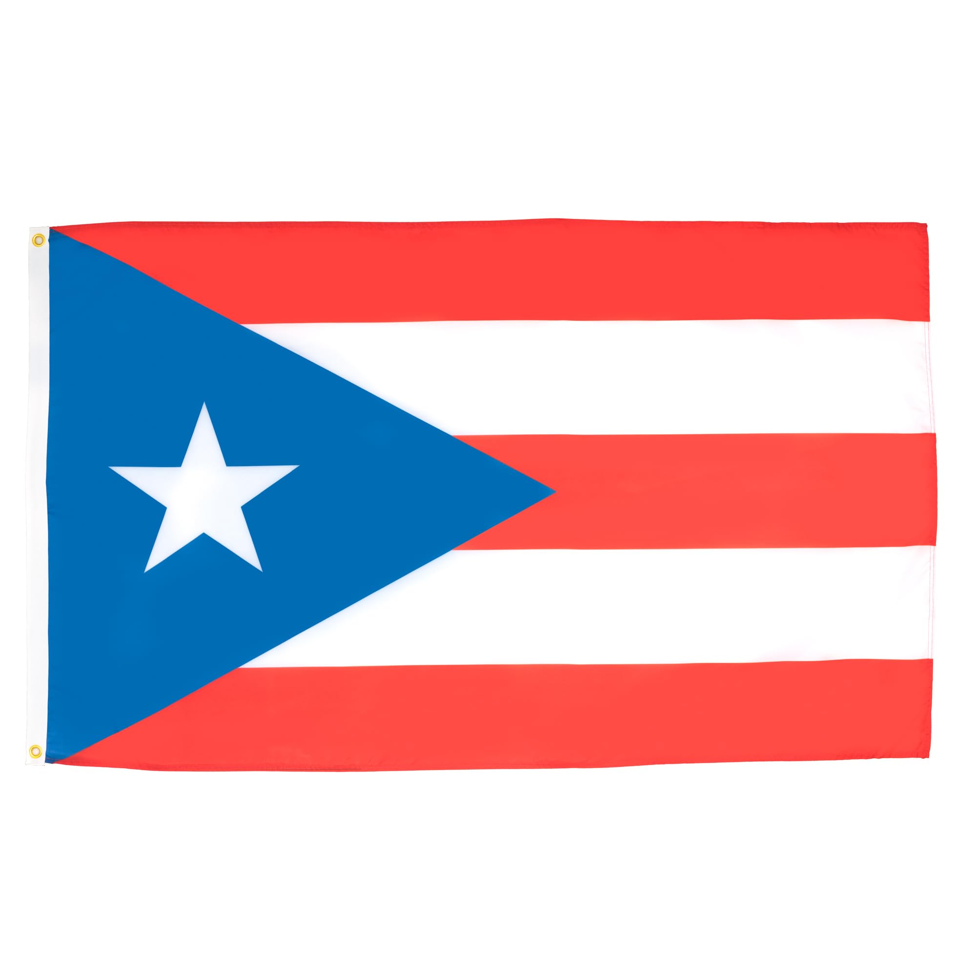 AZ FLAG - Puerto Rico Flag - 2x3 Ft - 100D Polyester Puerto Rican Banner with Two Metal Grommets - Fade Resistant - Vivid Colors - 2' x 3' Feet - 90x60 Cm — image 1