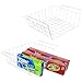 Evelots Slide Under Shelf Basket-Sturdy Coated Wire-No Rust-Easy Install-Set/4