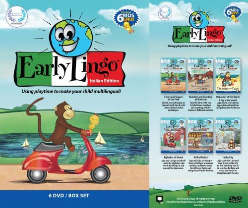 Early LingoItalian 6-DVD Box Set
