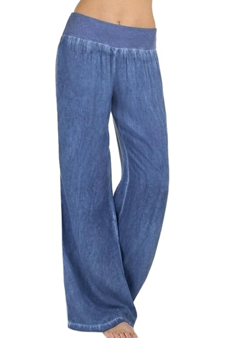 denim palazzo pants amazon