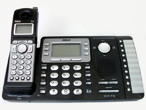WonderCase Rca 25252 2-Line Expandable Cordless Phone With Caller Id