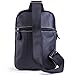 Genuine Leather Shoulder Sling Backpack Bag Unisex Outdoor Crossbody Sling Pack Sport Daypack