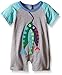 Mud Pie Baby Fish Raglan Shortall, Multi, 0-3 Months