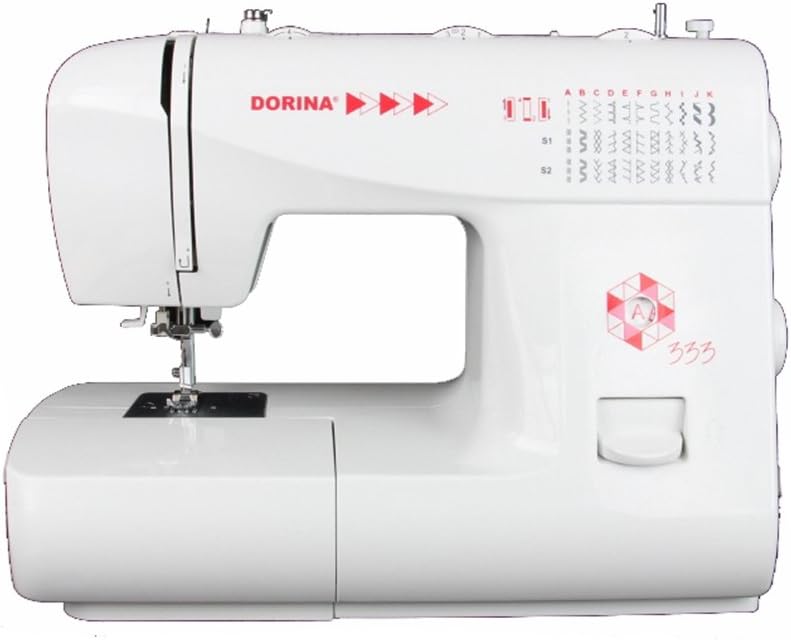 Gritzner Dorina Nähmaschine 333 | Die perfekte Freiarm-Nähmaschine für DIY Begeisterte | 33 Nutz- und Zierstiche für jeden Stoff