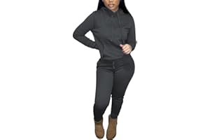 Nimsruc Two Piece Outfits for Women Casual Sweatsuits Set Long Sleeve Hoodie Tracksuit