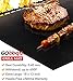 GObbq Grill Mats Non Stick - Heavy Duty 600 Degree, XL 18 x 13 inch (2 Pack) Reusable BBQ Grill Mat for Gas, Charcoal, Electric Grill