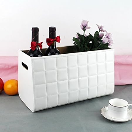 Leder EF Zeitschriftenkorb Aufbewahrungskorb Aufbewahrungskorb