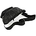 Leather Fanny Pack Waist Bag 6 Pockets Adjustable Belt Strap Travel Pouch Black