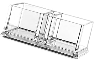 Modern Acrylic Teas Coffee Sugar Packet Box Hygienic Spill Keep Content Freshness Teas Bag Dispenser Multiple Compartment Cof