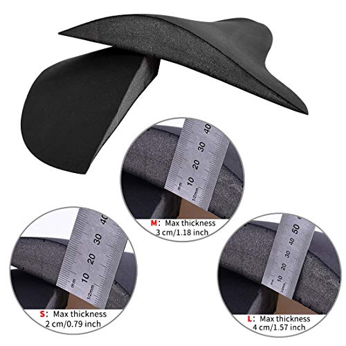 YUENA CARE Hip Pads Sponge Hip Enhancer Butt Lifter Shaper Reusable for Crossdressing Black L