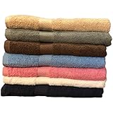 ecotowel ECO TOWELS 6-Pack Bath Towels - Extra-Absorbent - 100% Cotton - 27