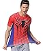 Red Plume Men's Compression Sports Fitness Shirt Armor , Men Spider T-shirt (XL)