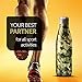LLL-LIVE.LONG.LIFE Stainless Steel Vacuum Insulated Water Bottle | Leak-Proof Cola Shape Bottle | Keeps Drinks Cold for 24 Hours & Hot for 12 Hours