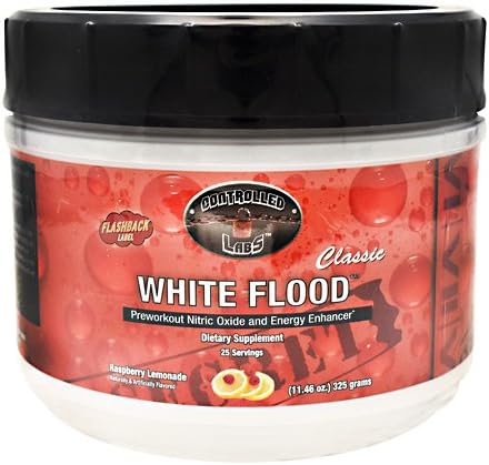 Controlled Labs White Flood Classic 25 Serving, Raspberry Lemonade, 0.93 Pound