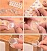 Leewin 12 Pack Transparent Table Corner Guard Baby Child Kid Safety Bumpers Protectors on Edge Furniture Desk