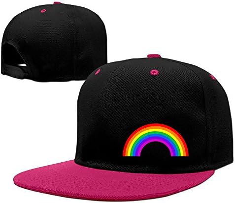 PCY Snapback Two-toned Rainbow Dancing Caps Pink