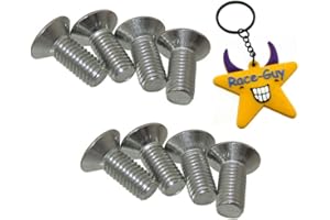 Race-Guy M8 20mm Stainless Steel Brake Disc Rotor Bolt Screws for Pit Dirt Bike Motorcycle (2)