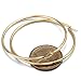 FIBO STEEL 3 Pairs Stainless Steel Large Hoop Earrings Set for Women 50mm