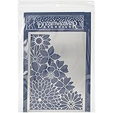 Stampendous Dreamweaver Metal Stencil, Corner Flowers