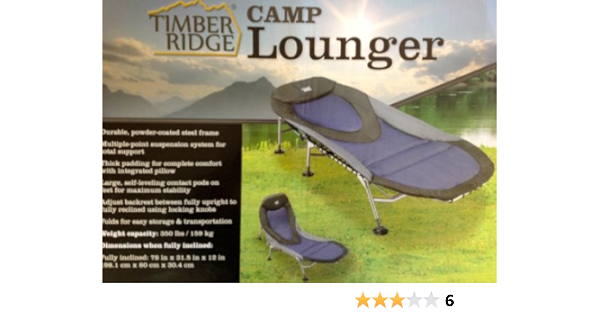 timber ridge camp lounger for sale