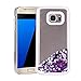 Urberry Galaxy S7 Case, Floating Bling Glitter Sparkle Case for Samsung Galaxy S7 with a Screen Protector (Purple)