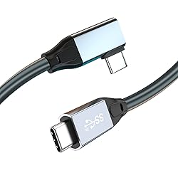 10FT USB C 3.2 Gen2x2 Cable 100W 20Gbps 90 Degree