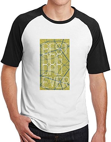 JAMIENOR Best Dog Dad Ever Man's Jersey T Shirts