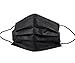 50 Packs Black Four Layer Disposable Non Woven Fabric Mouth Mask Soft Breathing Charcoal Activated Carbon Filter Earloop Face Mask Mouth Cover Anti Dust Face Mouth Masks Respirator