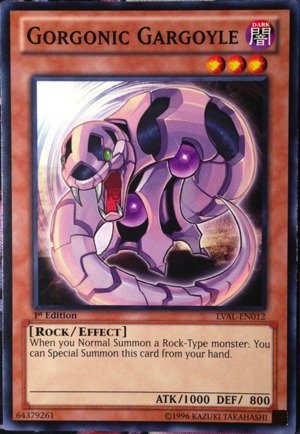Yu-Gi-Oh! - Gorgonic Gargoyle (LVAL-EN012) - Legacy of the Valiant - 1st Edition - Common