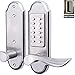 Hangcheng Right Handed Keyless Mechanical Door Lock Digital Combination Security Keypad Entry Lock Stainless Steel 304 for Wood Metal Plastic Door-NOT a Deadbolt & Need to Drill Additional 4 Holes