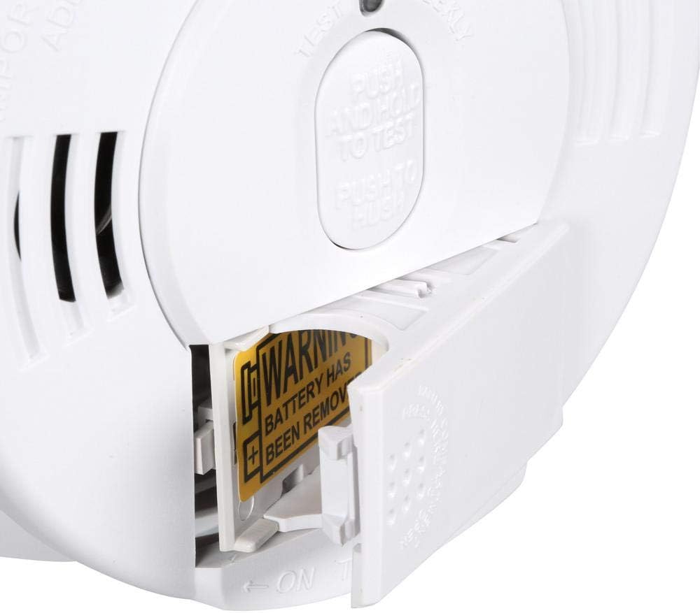 Kidde i12060 AC DC Hardwired Smoke Alarm Ionization Battery Backup - - 