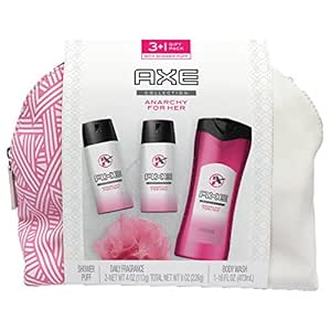 Amazon.com : Axe Anarchy For Her Gift Pack With Shower Puff : Beauty