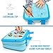 Zulay Kids Bento Box Lunch Box - Durable, Leak-Proof with Toddler-Friendly Latches for Easy Access & 5 Perfectly Proportioned Kid-Sized Compartments - BPA-Free Bento Box Containers with Removable Tray