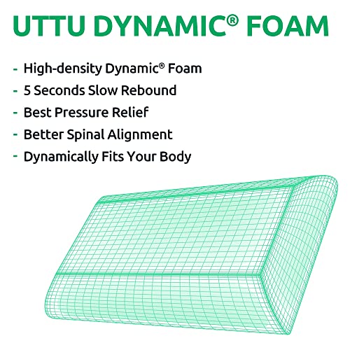 uttu adjustable dynamic memory foam pillow