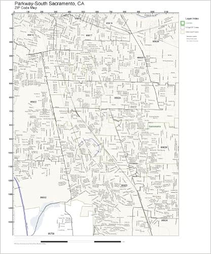 South Sacramento Zip Code Map Zip Code Wall Map Of Parkway-South Sacramento, Ca Zip Code Map Not  Laminated: Amazon.com: Office Products
